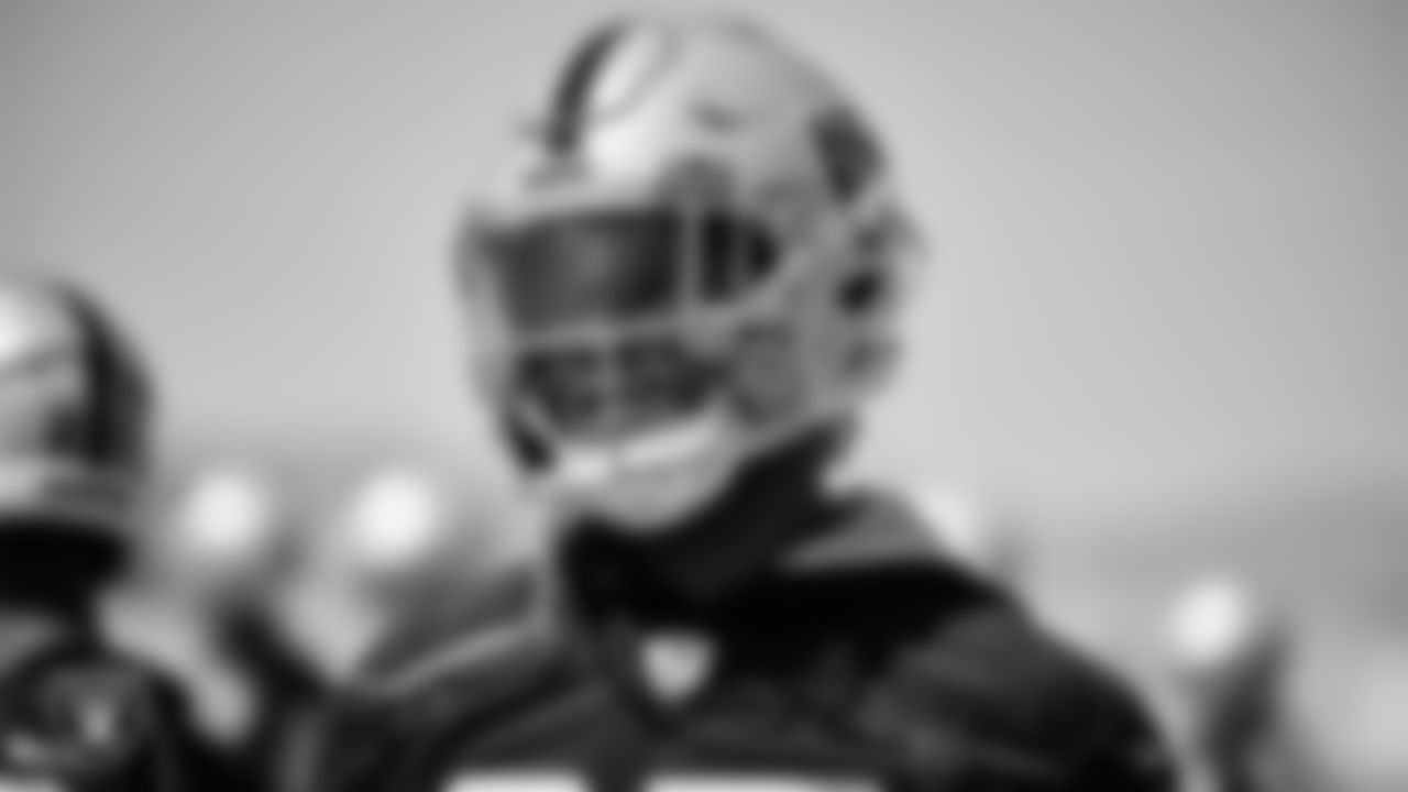 Las Vegas Raiders cornerback Trayvon Mullen Jr. (27) during Day One of 2022 Veteran Minicamp.