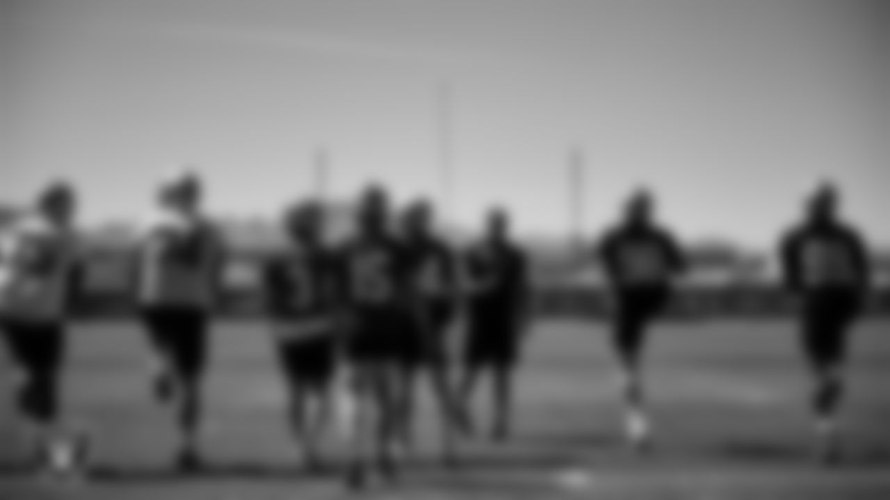 The Las Vegas Raiders at an Organized Team Activity (OTA).