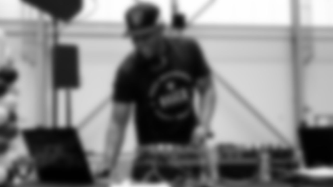 DJ Joe Green during the B.A.S.E.D. in Sports Family Reunion at Intermountain Health Performance Center.