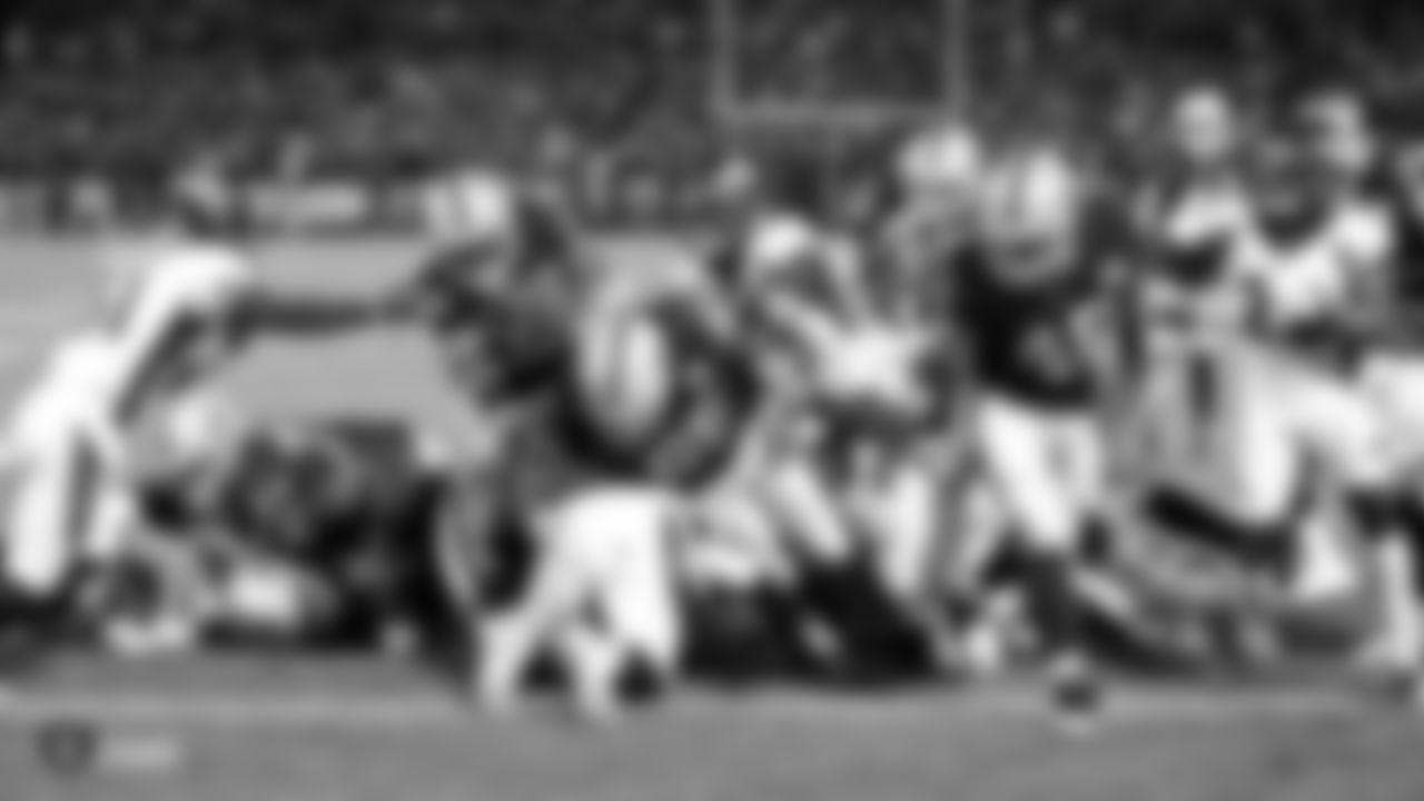 The Raiders regular season game against the Denver Broncos at Oakland-Alameda County Coliseum.