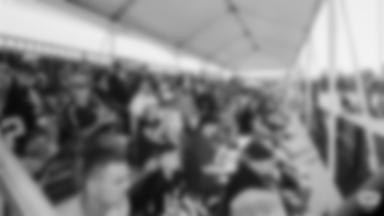 Raiders fans at 2019 Training Camp.