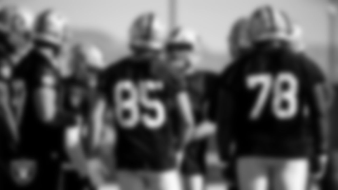 Las Vegas Raiders quarterback Derek Carr (4) during practice.