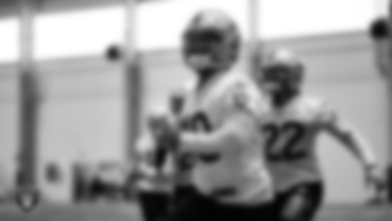 Las Vegas Raiders wide receiver DJ Turner (19) at Mandatory Minicamp.