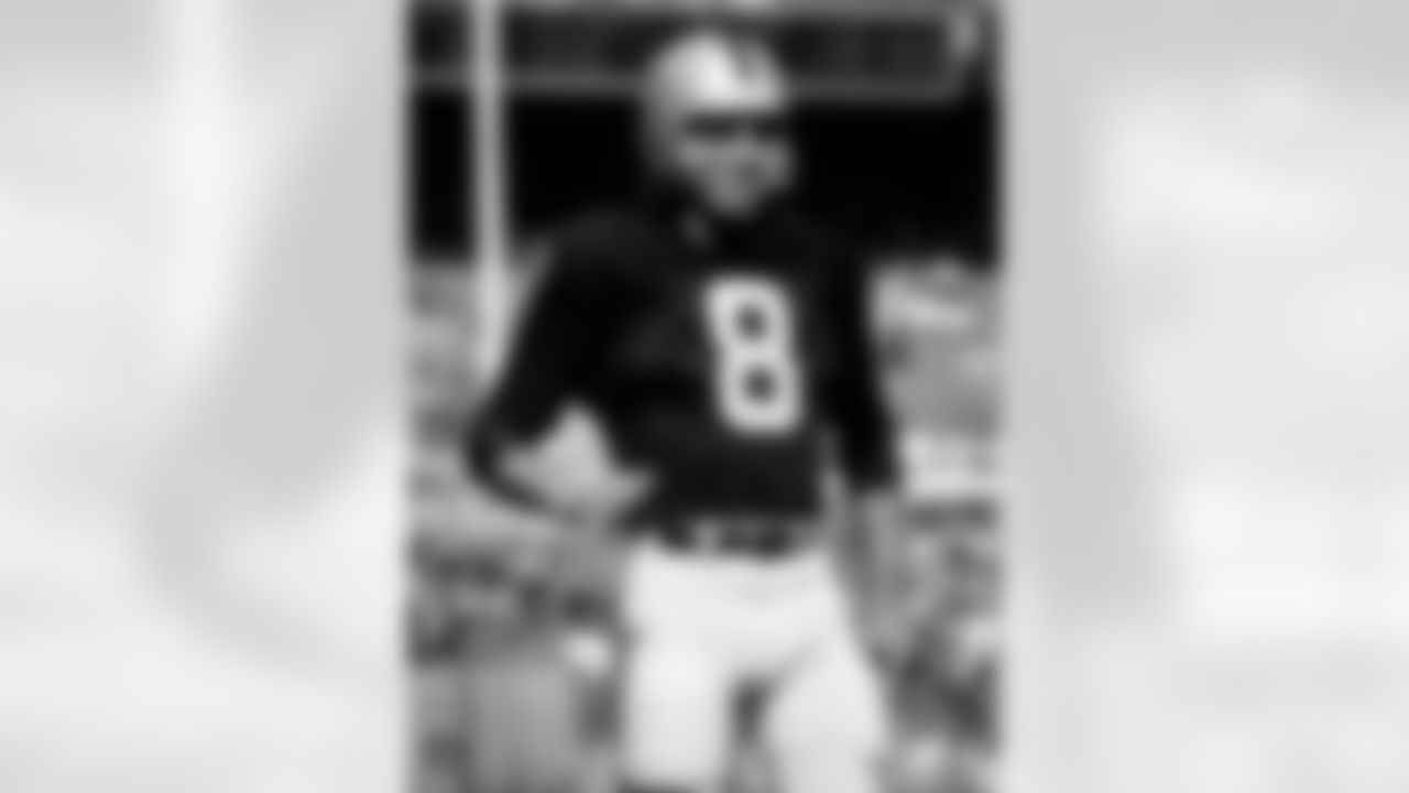 Ray Guy punted 1,049 times during his career for 44,493 yards for an average of 42.5 yards per punt. He perfected the "coffin corner" punt and won three Super Bowls with the Silver and Black. Guy became the first punter inducted into the Pro Football Hall of Fame in 2014.