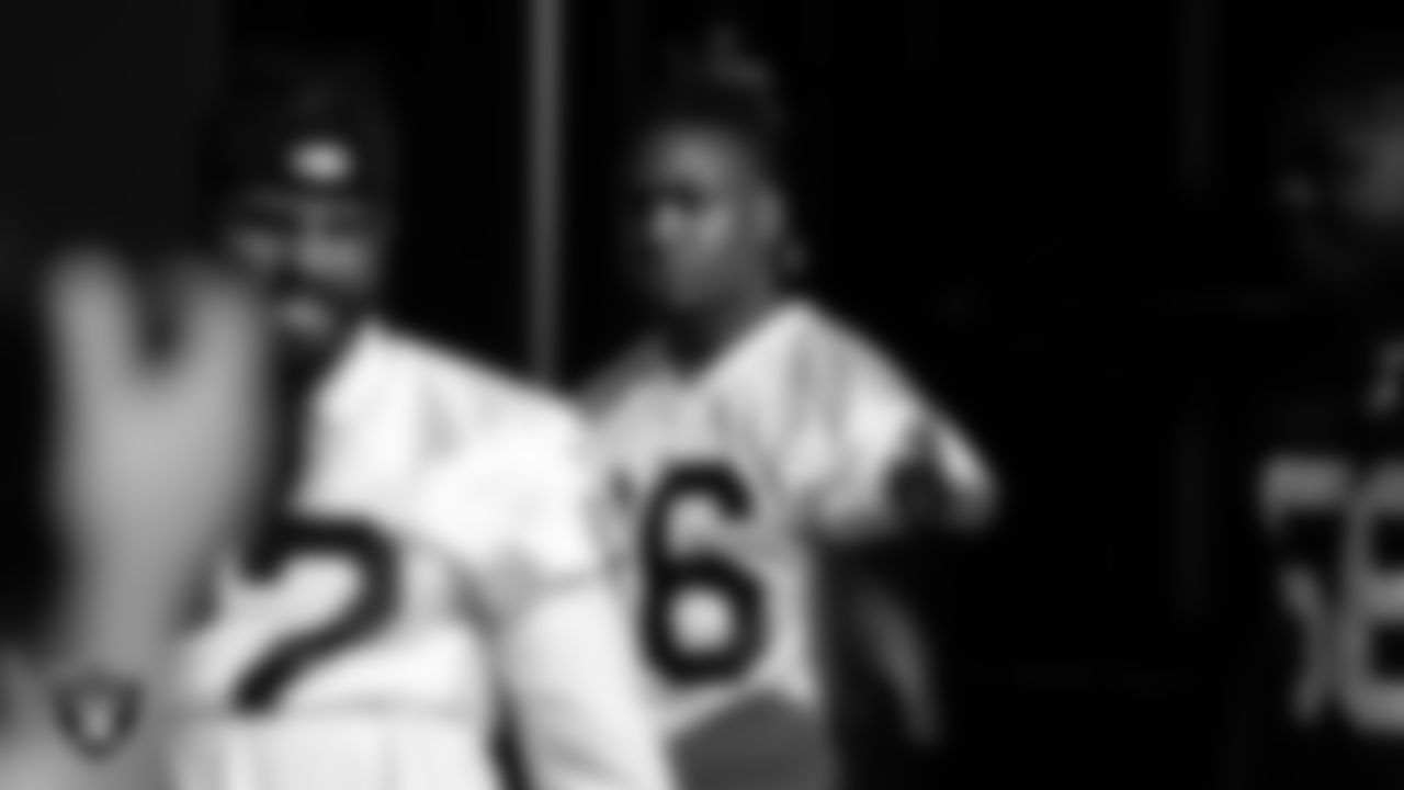 Las Vegas Raiders running back Sincere McCormick (36) at a workout during phase two of the offseason program.