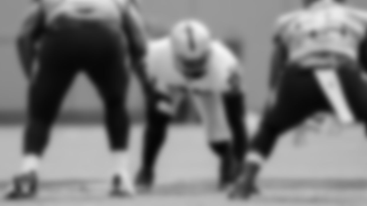 Las Vegas Raiders defensive end Clelin Ferrell (99) during the regular season away game against the Tennessee Titans at Nissan Stadium.