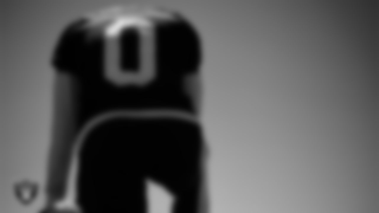 Las Vegas Raiders cornerback Jakorian Bennett (0) during practice at Intermountain Health Performance Center.