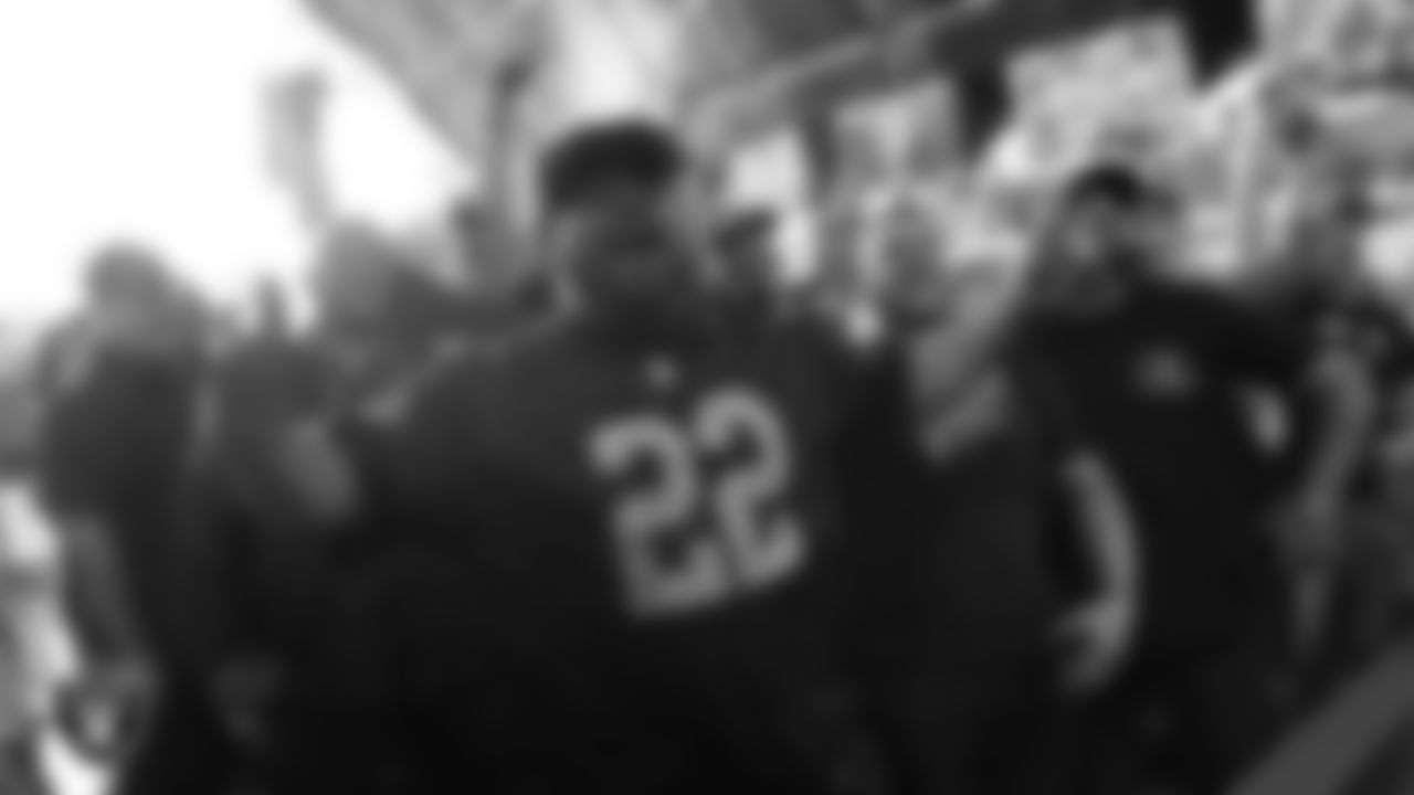 Rapper and actor Ice Cube in the crowd during the first round of the 2022 NFL Draft.