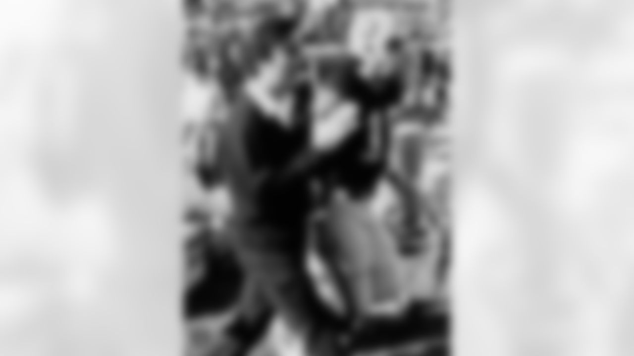 Tom Flores joined the Raiders coaching staff in 1972 as a wide receivers coach under John Madden. After Madden retired, Flores took over as Head Coach from 1979-87, winning 83 games and leading the Raiders to victories in Super Bowl XV and XVIII.
