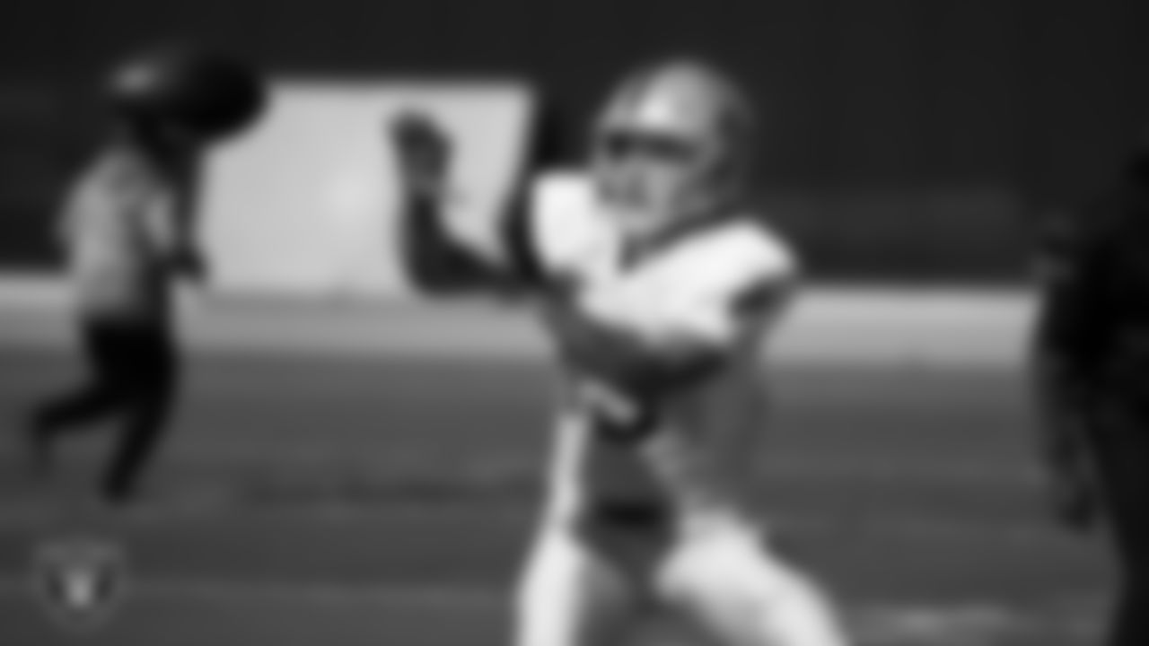 Las Vegas Raiders wide receiver Hunter Renfrow (13) during practice at Intermountain Healthcare Performance Center.