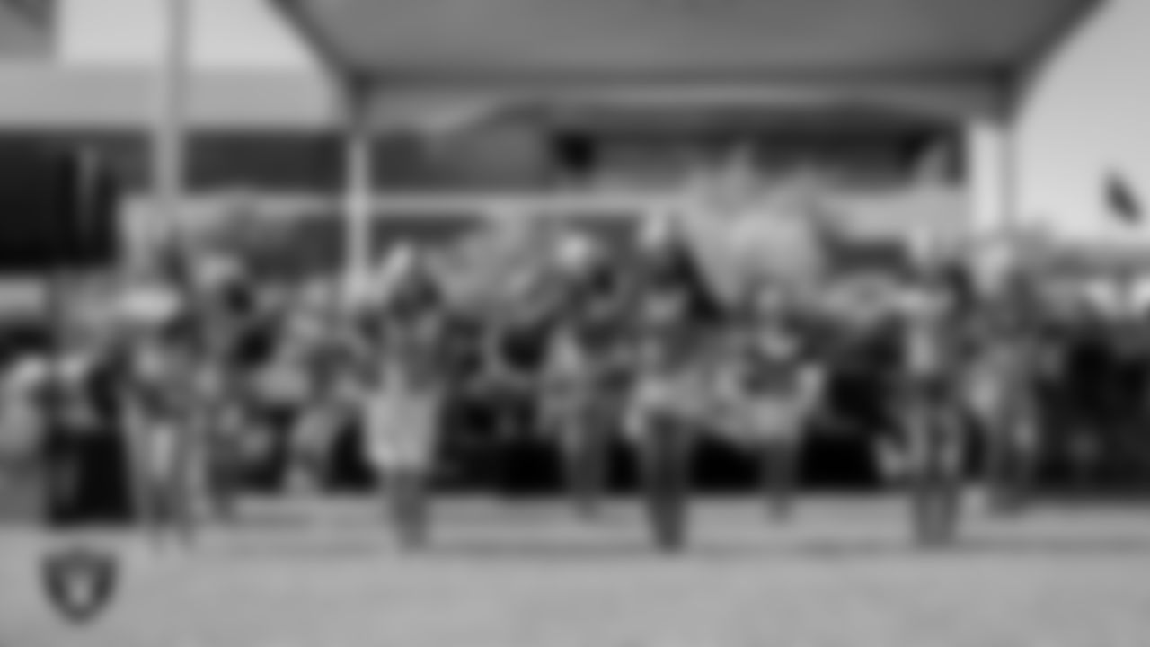 Members of Pupu 'Ori Te Nati perform during the P.A.C.E. kickoff event at Las Vegas Raiders Headquarters, Thursday, May 18, 2023, in Henderson, Nev.
