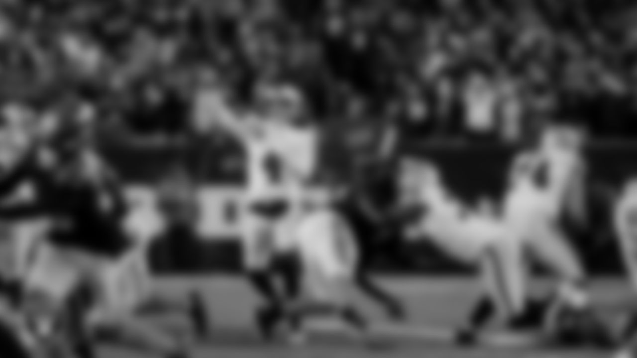 Las Vegas Raiders quarterback Derek Carr (4) during the postseason away game against the Cincinnati Bengals.