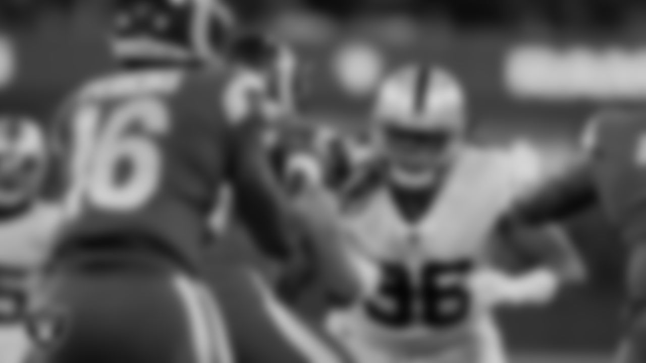 Las Vegas Raiders defensive tackle Darius Philon (96) during the preseason game against the Los Angeles Rams at SoFi Stadium.