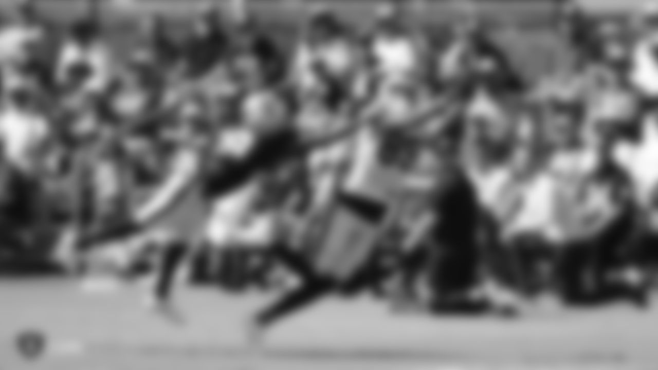 A look at Oakland Raiders wide receiver Keelan Doss' (89) playing days at Alameda High and UC Davis to the start of his rookie season with the Raiders.