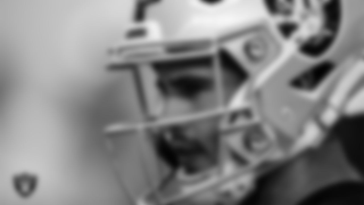 Las Vegas Raiders wide receiver Hunter Renfrow (13) during practice.