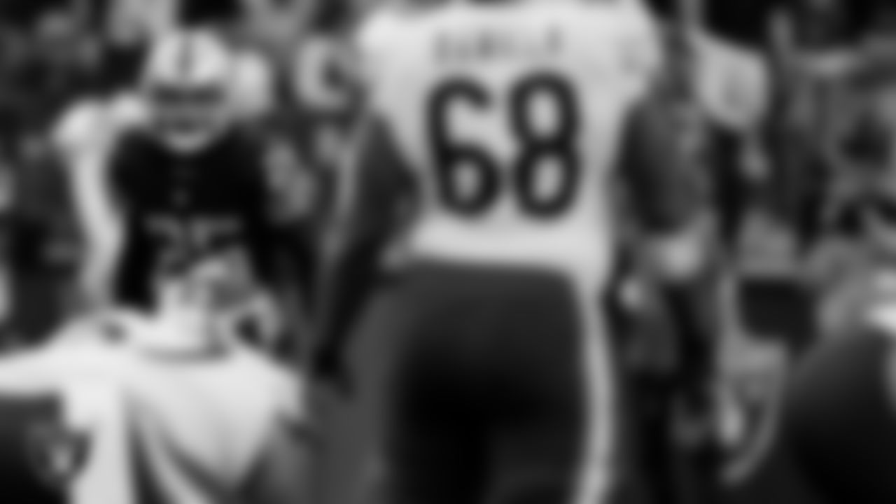 Las Vegas Raiders safety Tre'von Moehrig (25) during the regular season home game against the Chicago Bears.