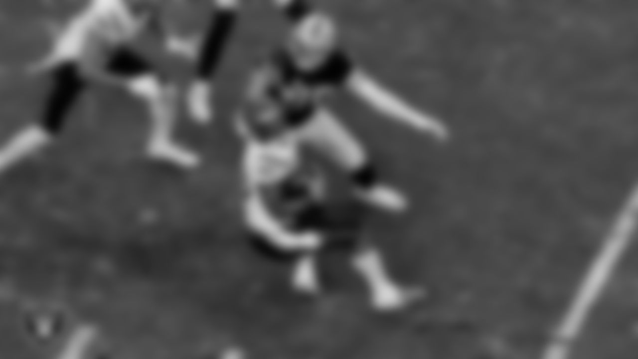 Las Vegas Raiders defensive end Maxx Crosby (98) during the regular season home game against the Cincinnati Bengals.