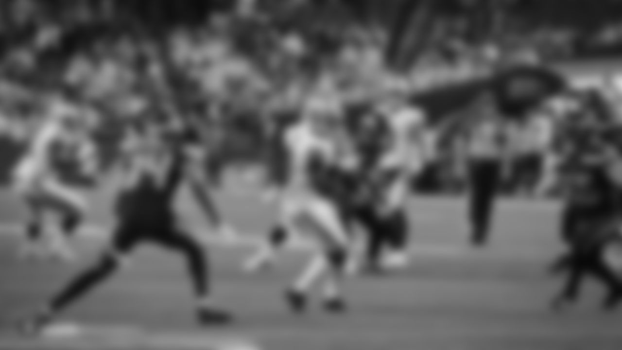 The Raiders preseason game against the Seattle Seahawks at CenturyLink Field.