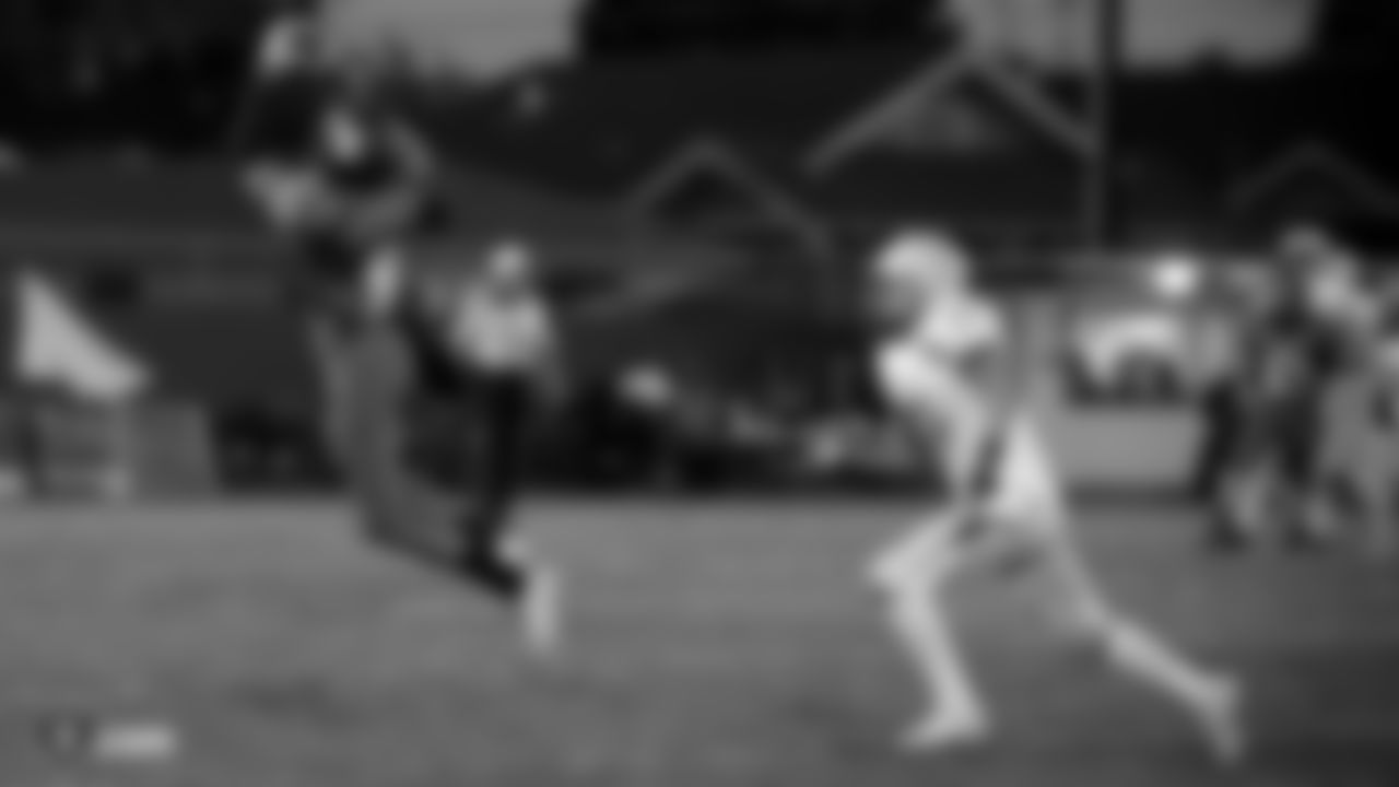 A look at Oakland Raiders wide receiver Keelan Doss' (89) playing days at Alameda High and UC Davis to the start of his rookie season with the Raiders.