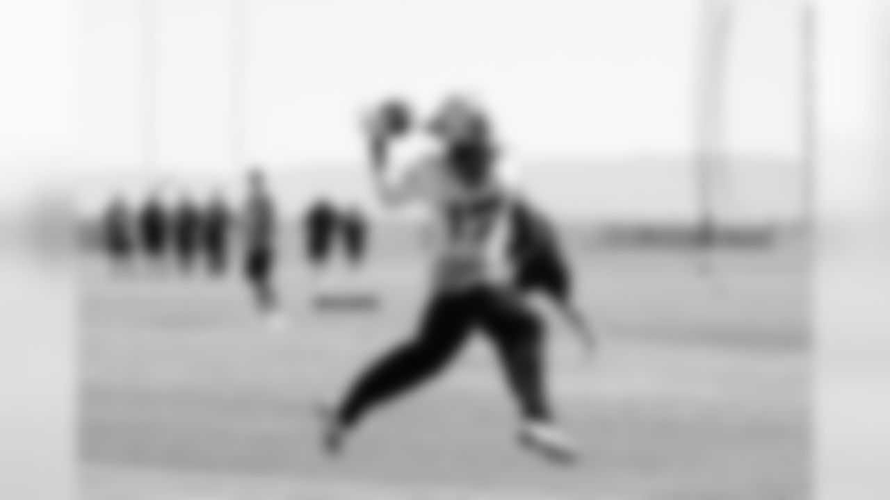 WR Denarius Moore makes the catch.