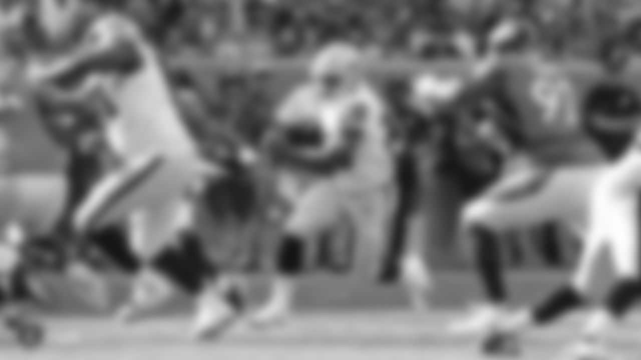 Raiders running back Doug Martin (28) during the Oakland Raiders regular season game against the Broncos in Week 2 at Broncos Stadium at Mile High, Sunday, September 16, 2018, in Denver, Colorado.