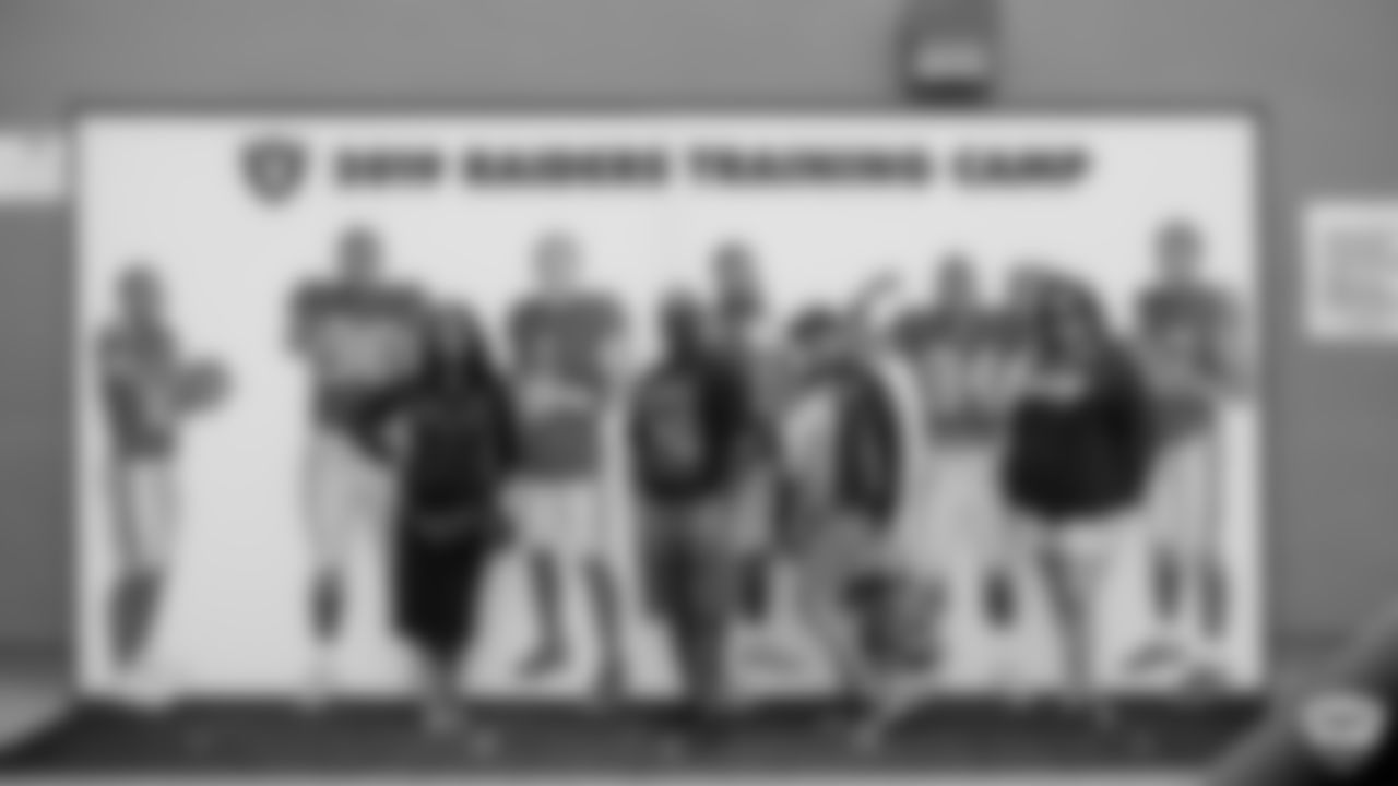 Raiders fans at 2019 Training camp.