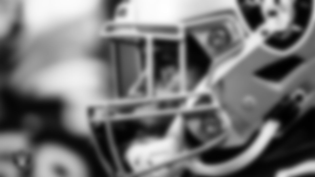 Las Vegas Raiders linebacker Raekwon McMillan (54) on the bench during the regular season home game against the Buffalo Bills.