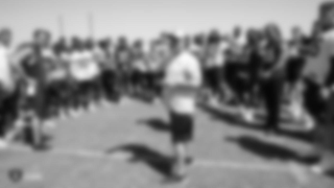 Raiders assistant to the head coach Mark Arteaga at a Mandatory Minicamp at the Raiders Practice Facility in Alameda, Calif.