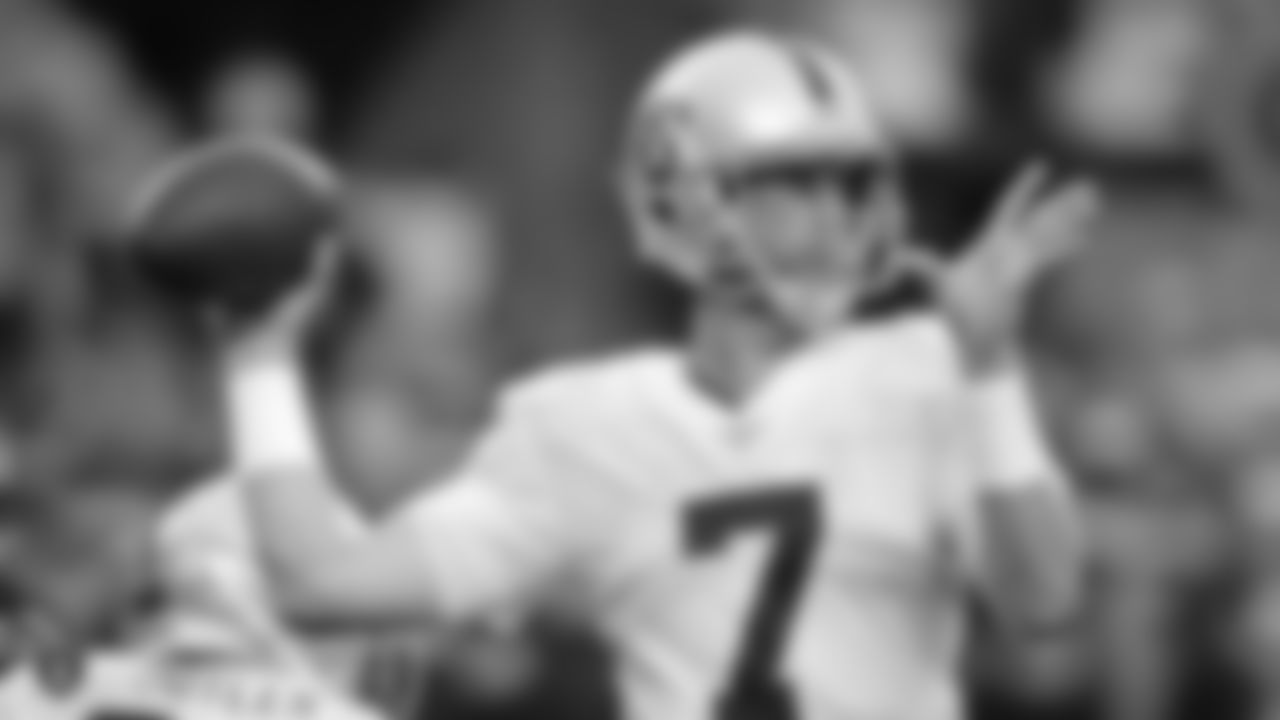 The Raiders preseason game against the Seattle Seahawks at CenturyLink Field.