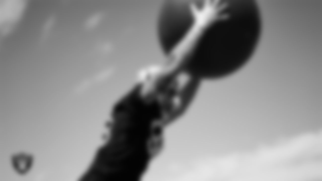 Las Vegas Raiders defensive end Maxx Crosby (98) at an Organized Team Activity (OTA).