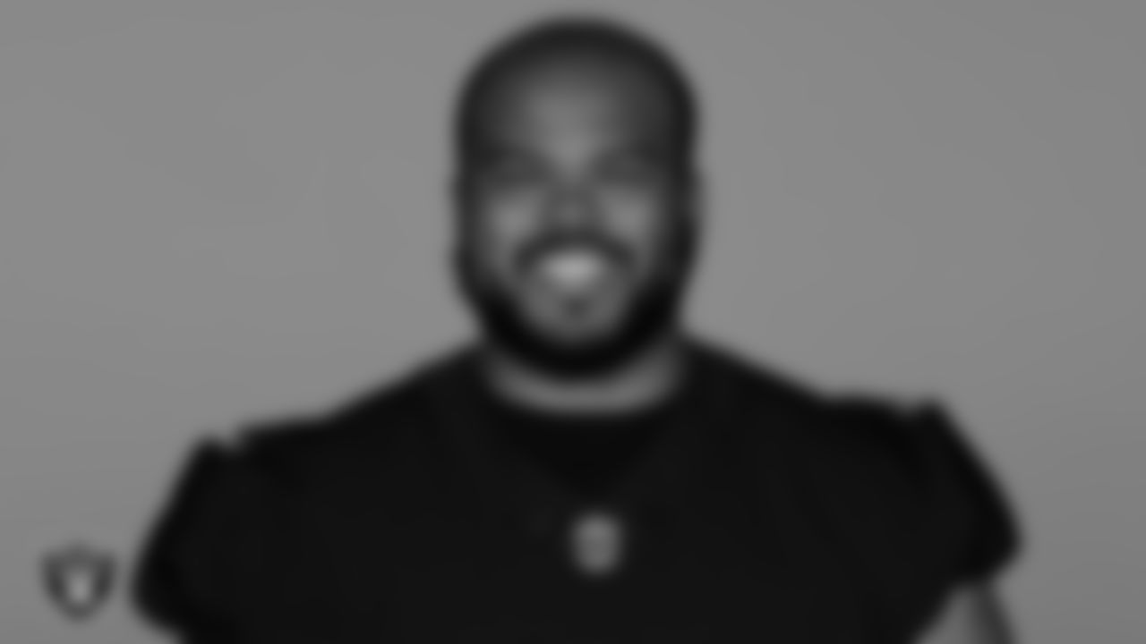 G/T Jermaine Eluemunor
Previous teams: Baltimore Ravens (2017–2018), New England Patriots (2019–2020), Miami Dolphins (2021), Jacksonville Jaguars (2021), Las Vegas Raiders (2021–present)
