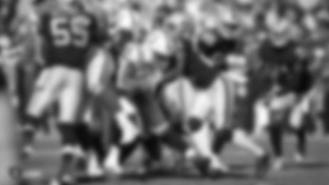 Oakland Raiders cornerback Gareon Conley (21) and defensive tackle Maurice Hurst (73) make a play Oakland Raiders regular season game against the Indianapolis Colts at Oakland Alameda-County Coliseum on Sunday, October 28th, 2018, in Oakland, California. The Oakland Raiders lost 42-28.
