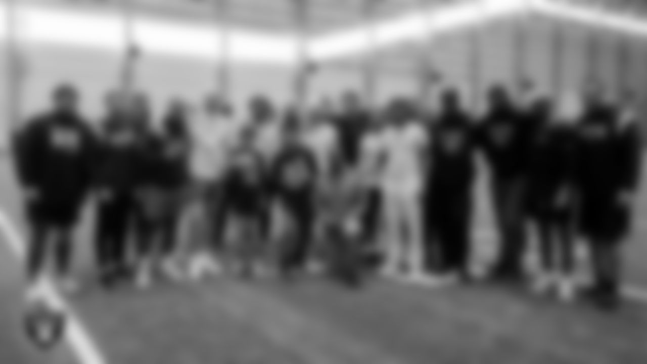Ruben Minjares and Sergio Robles and their families from the Make-A-Wish Foundation visit the Intermountain Healthcare Performance Center in Henderson, Nev to get a tour of the facility, watch the team practice and meet the players.