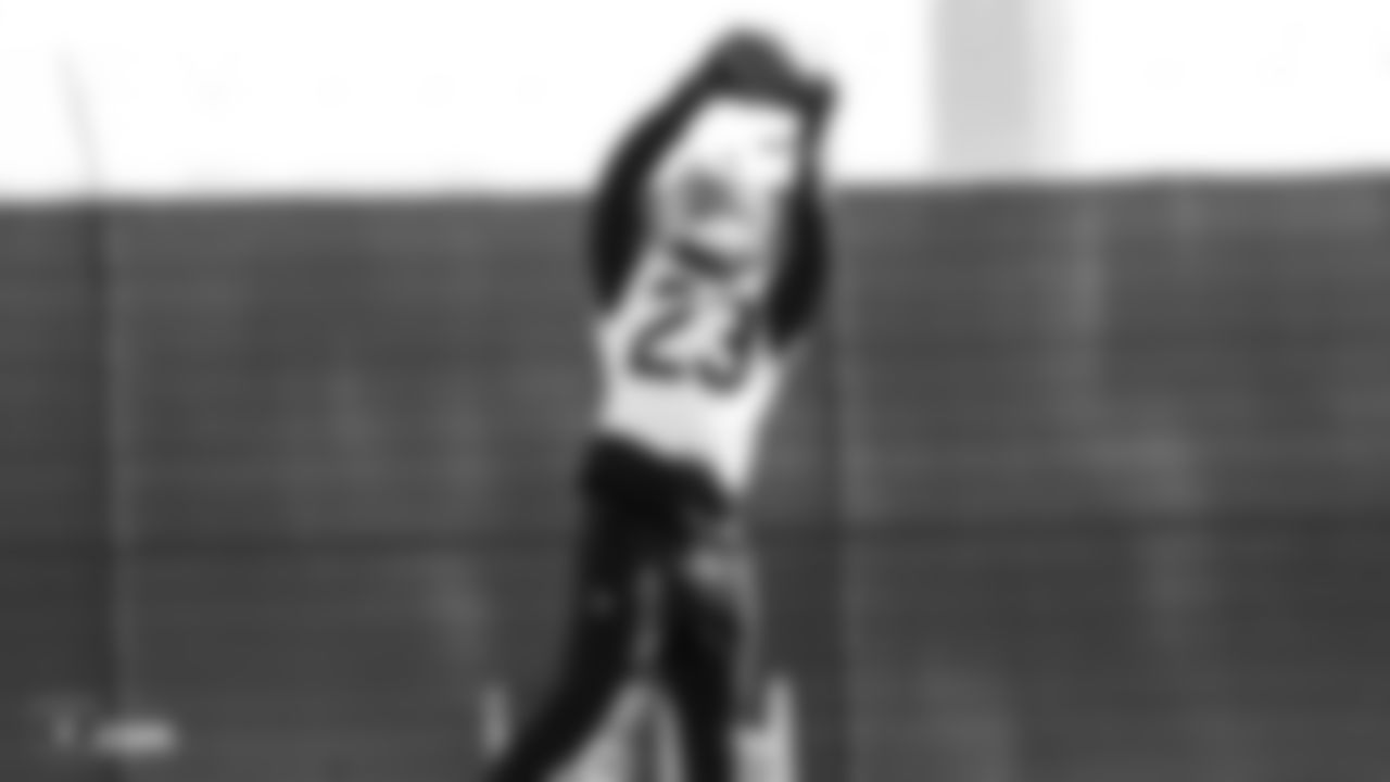 Oakland Raiders cornerback Nick Nelson (23) on the field for practice at the Oakland Raiders Practice Facility, Thursday, October 25, 2018, in Alameda, California.