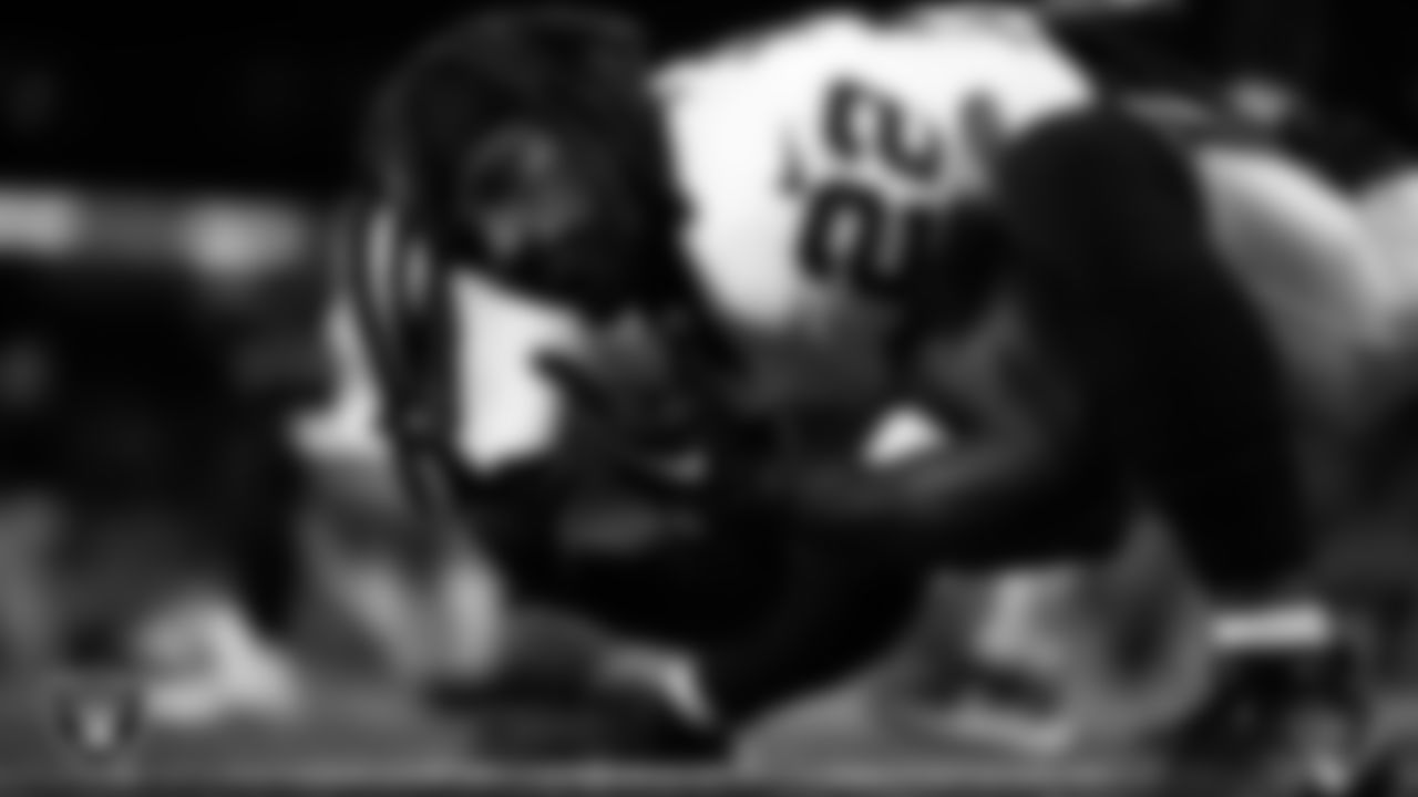 Las Vegas Raiders running back Ameer Abdullah (22) warming up before the regular season away game against the Detroit Lions at Ford Field.