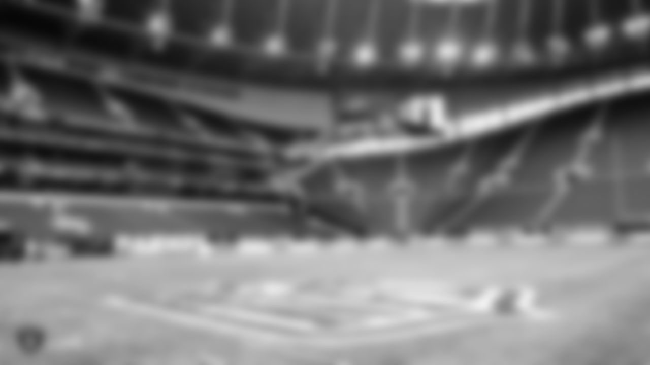 A view of Tottenham Hotspur Stadium, the stadium for the Raiders game against the Chicago Bears.