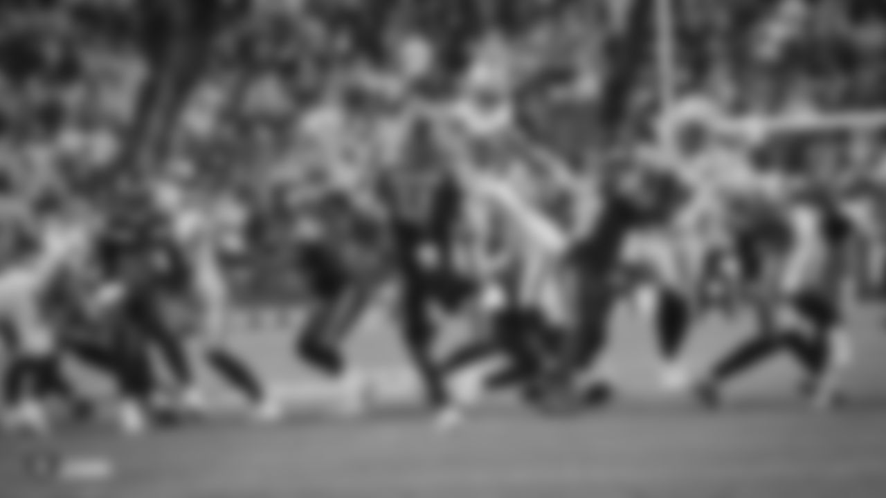 The Raiders preseason game against the Seattle Seahawks at CenturyLink Field.