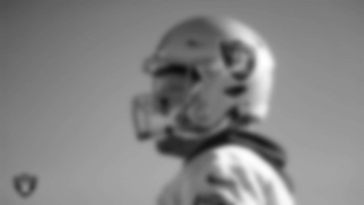 Las Vegas Raiders defensive end Maxx Crosby (98) during practice at Intermountain Healthcare Performance Center.