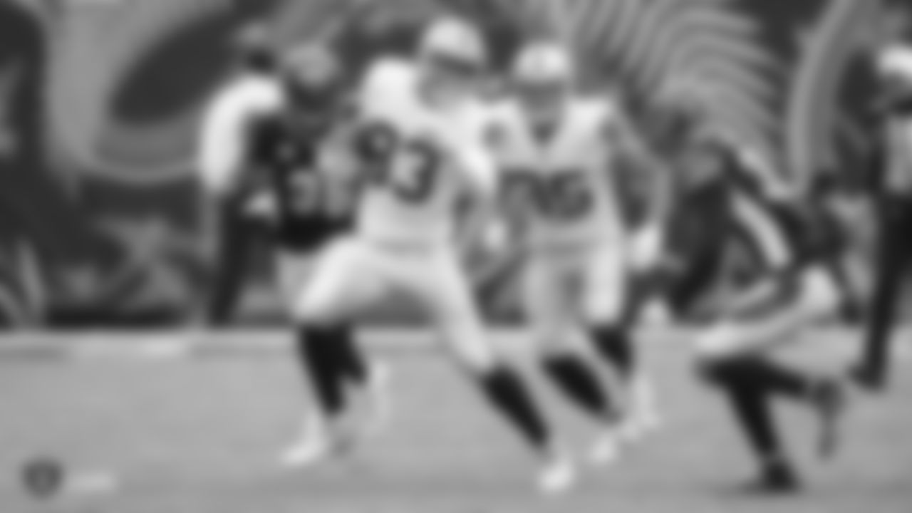 The Oakland Raiders regular season game against the Cincinnati Bengals at Paul Brown Stadium, Sunday, December 16, 2018, in Cincinnati, Ohio.