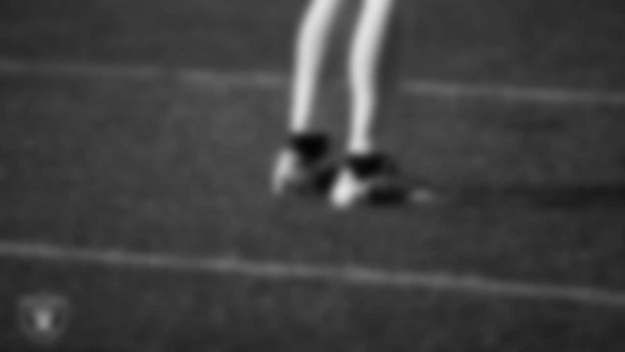 Las Vegas Raiders safety Johnathan Abram (24) on the field during the regular season away game against the Denver Broncos.