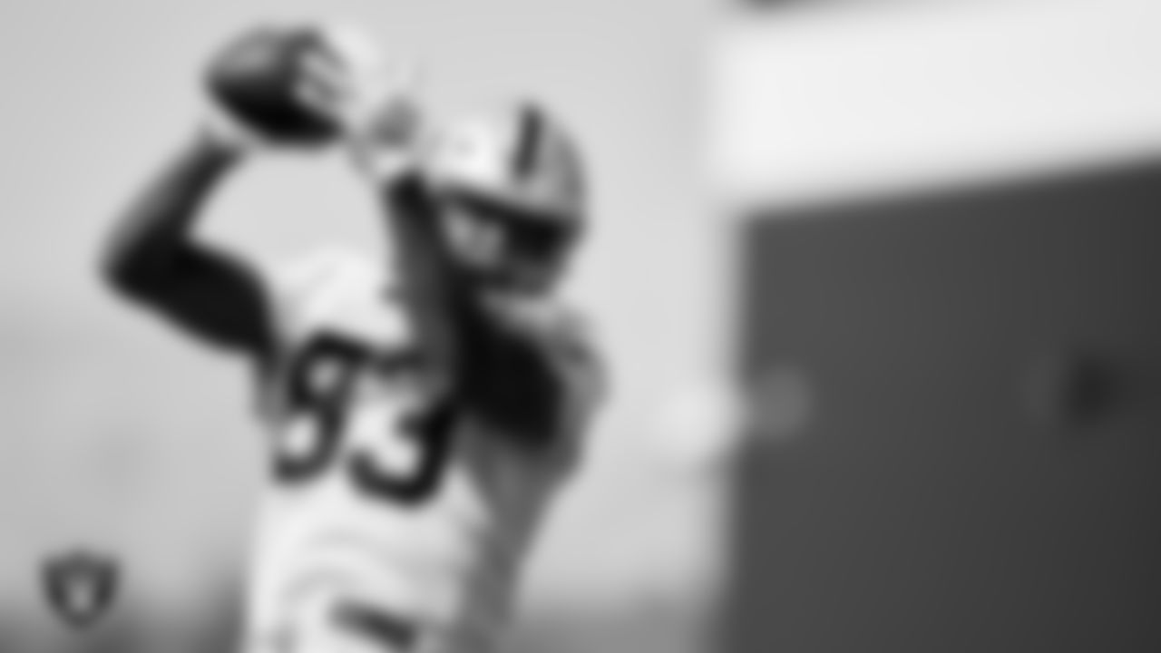 Las Vegas Raiders tight end Darren Waller (83) during practice at Intermountain Healthcare Performance Center.