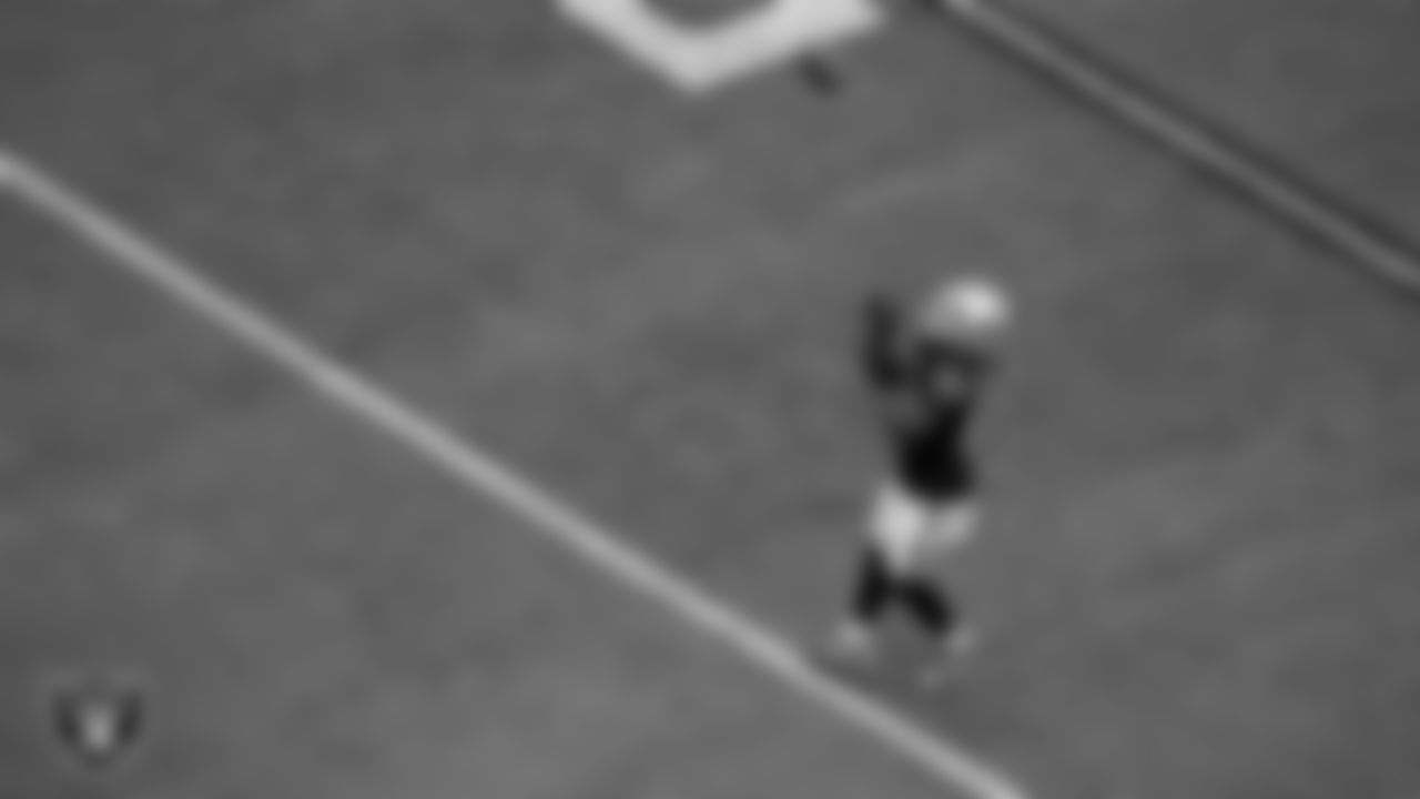 Las Vegas Raiders running back Ameer Abdullah (22) during the preseason home game against the San Francisco 49ers at Allegiant Stadium.
