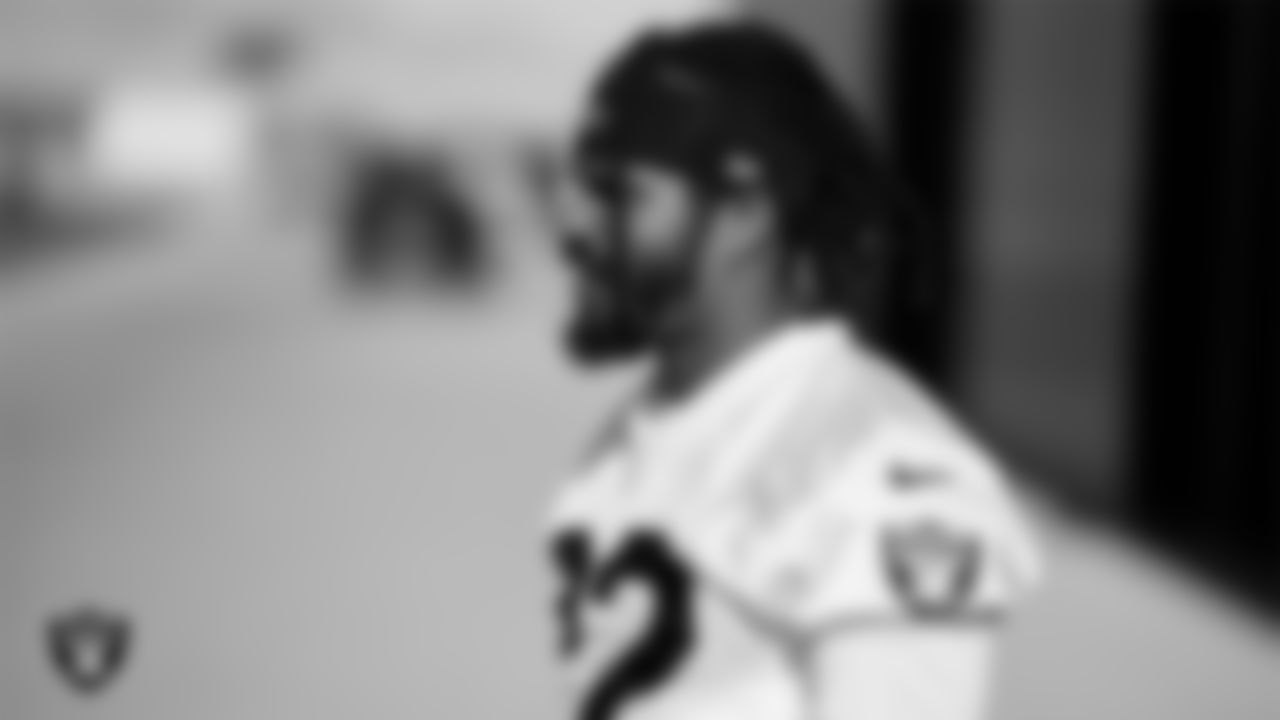 Las Vegas Raiders running back Ameer Abdullah (22) at a workout during phase two of the offseason program.