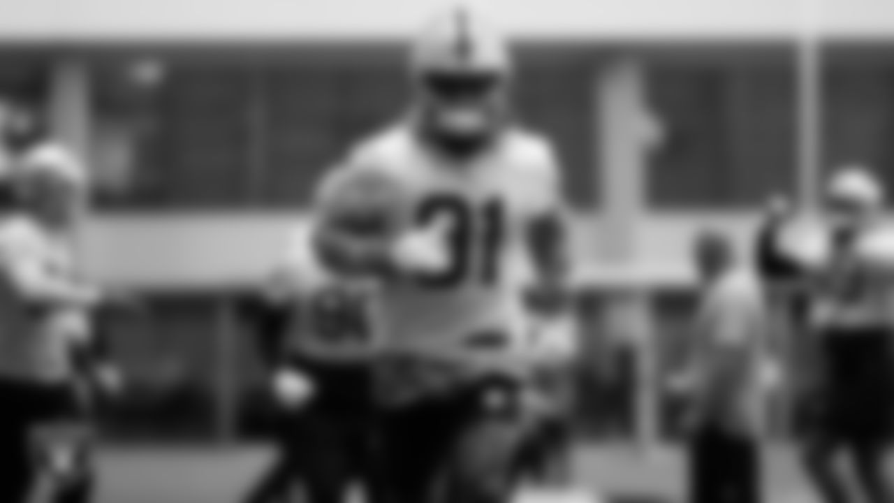Las Vegas Raiders defensive end Yannick Ngakoue (91) during practice at Intermountain Healthcare Performance Center.