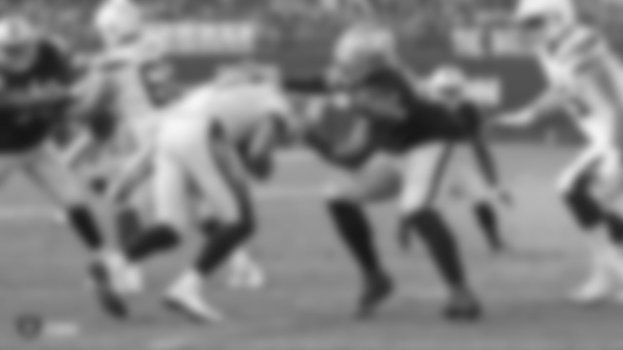 The Oakland Raiders regular season game against the Los Angeles Chargers at Oakland-Alameda County Coliseum, Sunday, November 11, 2018, in Oakland, California.