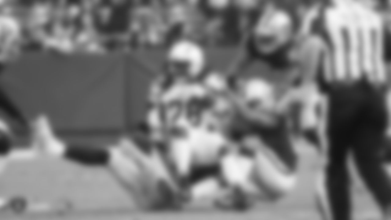 The Oakland Raiders regular season game against the Los Angeles Chargers at Oakland-Alameda County Coliseum, Sunday, November 11, 2018, in Oakland, California.