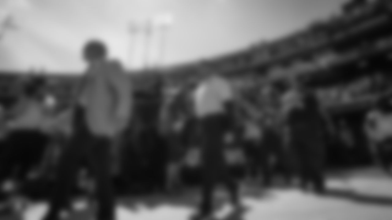 Raiders Head Coach Jon Gruden is introduced onto the field before the Raiders regular season game against the Kansas City Chiefs.
