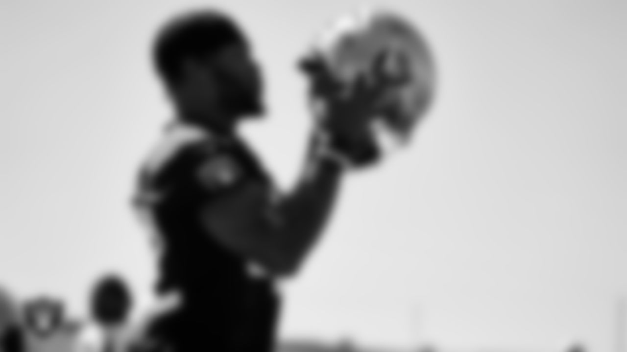 Las Vegas Raiders safety Qwynnterrio Cole safety (42) during Mandatory Minicamp.