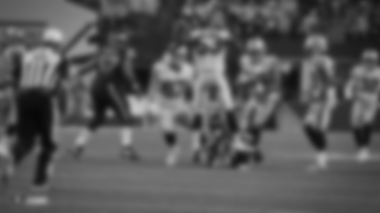 The Raiders preseason game against the Seattle Seahawks at CenturyLink Field.