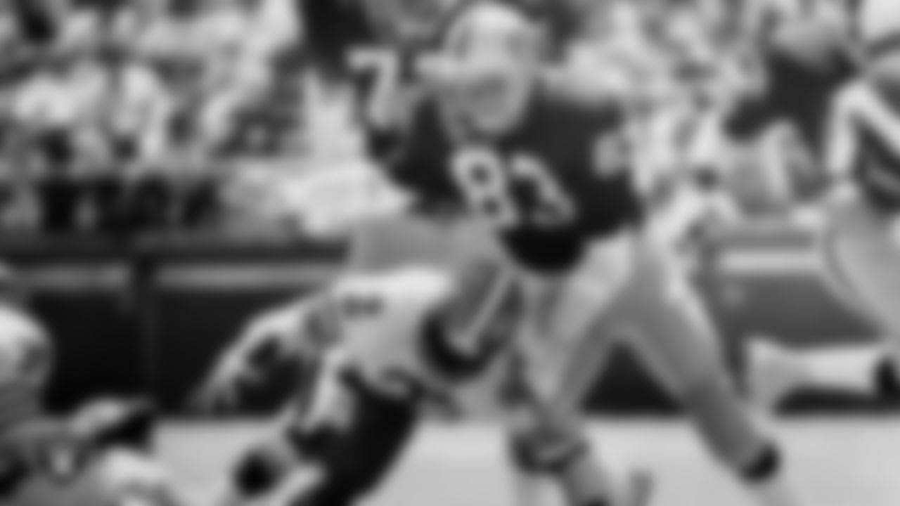 Ted Hendricks played in 131 games with 122 starts and was a key member of all three Raiders Super Bowl winning teams. He recorded 10 interceptions for 111 yards and recovered 10 fumbles. Hendricks was named to the Pro Bowl four times as a Raider and selected 1st team All-Pro twice.